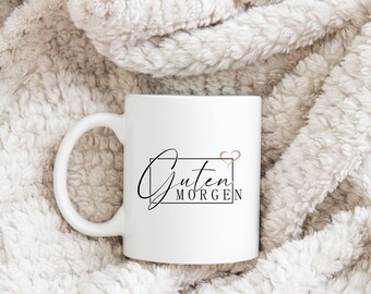 Mug - Heart - Good Morning - Personalized - Gift -