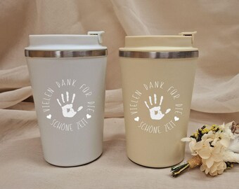 Coffee Mug - Thermo - Personalized - Engraved - Gift - ToGo - Drinks - Outdoor