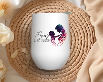 Personalized thermal mug - Mom you are wonderful