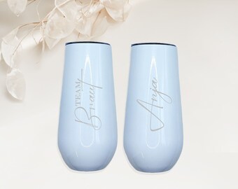 Personalized Laser Engraved Champagne Sparkling Wine Thermo Mug