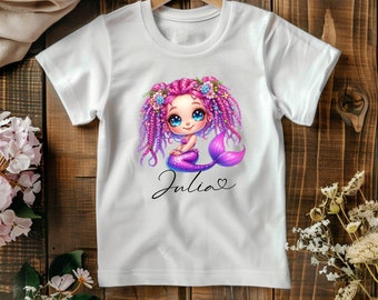 Children's T-shirt Mermaid | Personalized | Girls