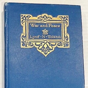 War and Peace, 6 volumes in 3 books by Lyof N. Tolstoi, (Tolstoy).  This is volume III only.