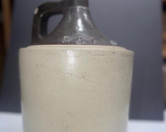 Vintage 3-Gallon Whiskey Jug – Pat. Oct. 3, ’82 – Rustic Stoneware Crock