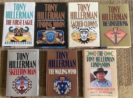 7 Tony Hillerman Mystery Novels – Southwest Suspense Collection – Leaphorn & Chee Series + Companion
