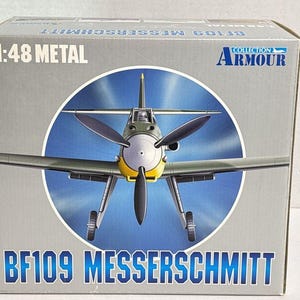 Armour Collection 1:48 Scale BF109 G-4 Messerschmitt – Die-Cast Metal by Franklin Mint (98012)
