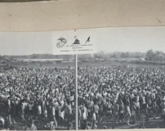 1978 Marine Corp Marathon Panoramic Photo: Washington D.C. Historic Print