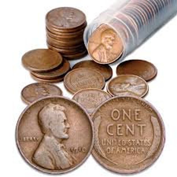 Early Lincoln Wheat Cents - Fill Your Collection With 50 Coins