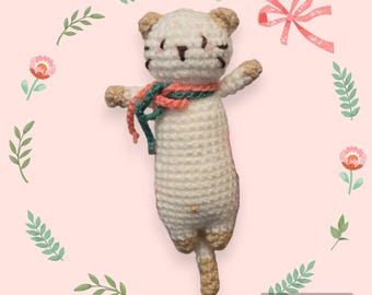 Crochet long cat