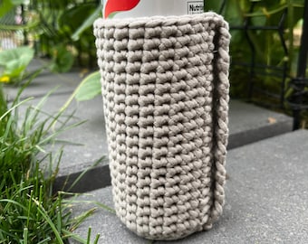 Crochet Slim Can Cozy Pattern with Handle (PDF Download)