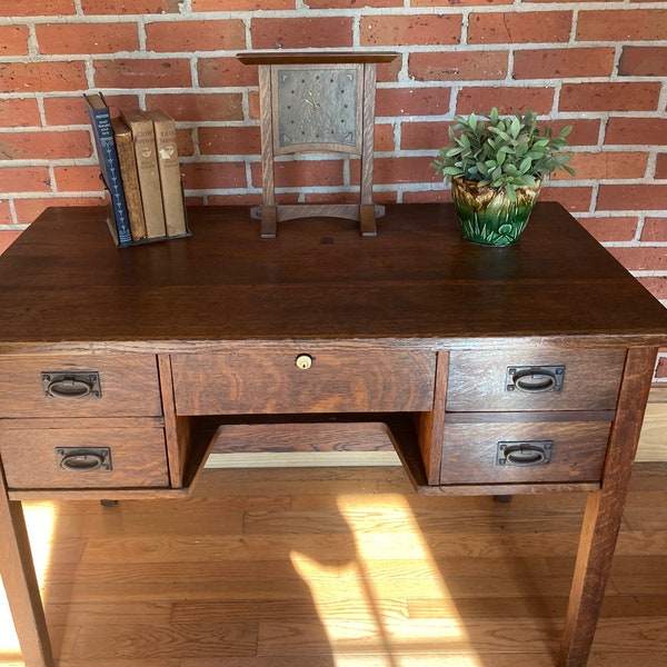 Antique Mission Desk Etsy