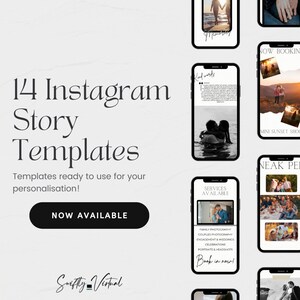 Photography Instagram Story CANVA Template Social Media Branding Marketing 001