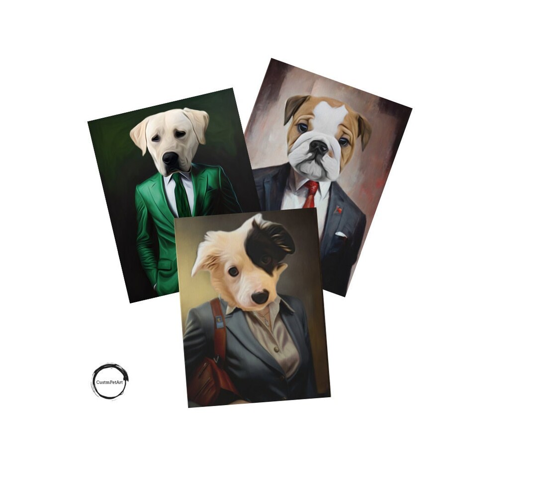 Custom Pet Art, Pet Portrait, Business Pet, Business Themed, Personalized Pet Art, Personalized