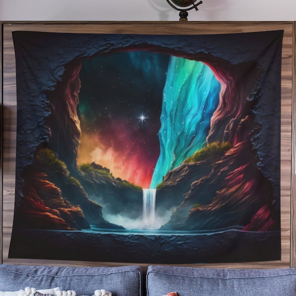 Trippy Tapestry Psychedelic Colorful Galaxy Wall Hanging Room Decor Psychedelic Tapestry
