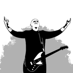 Billy Corgan Print Illustration