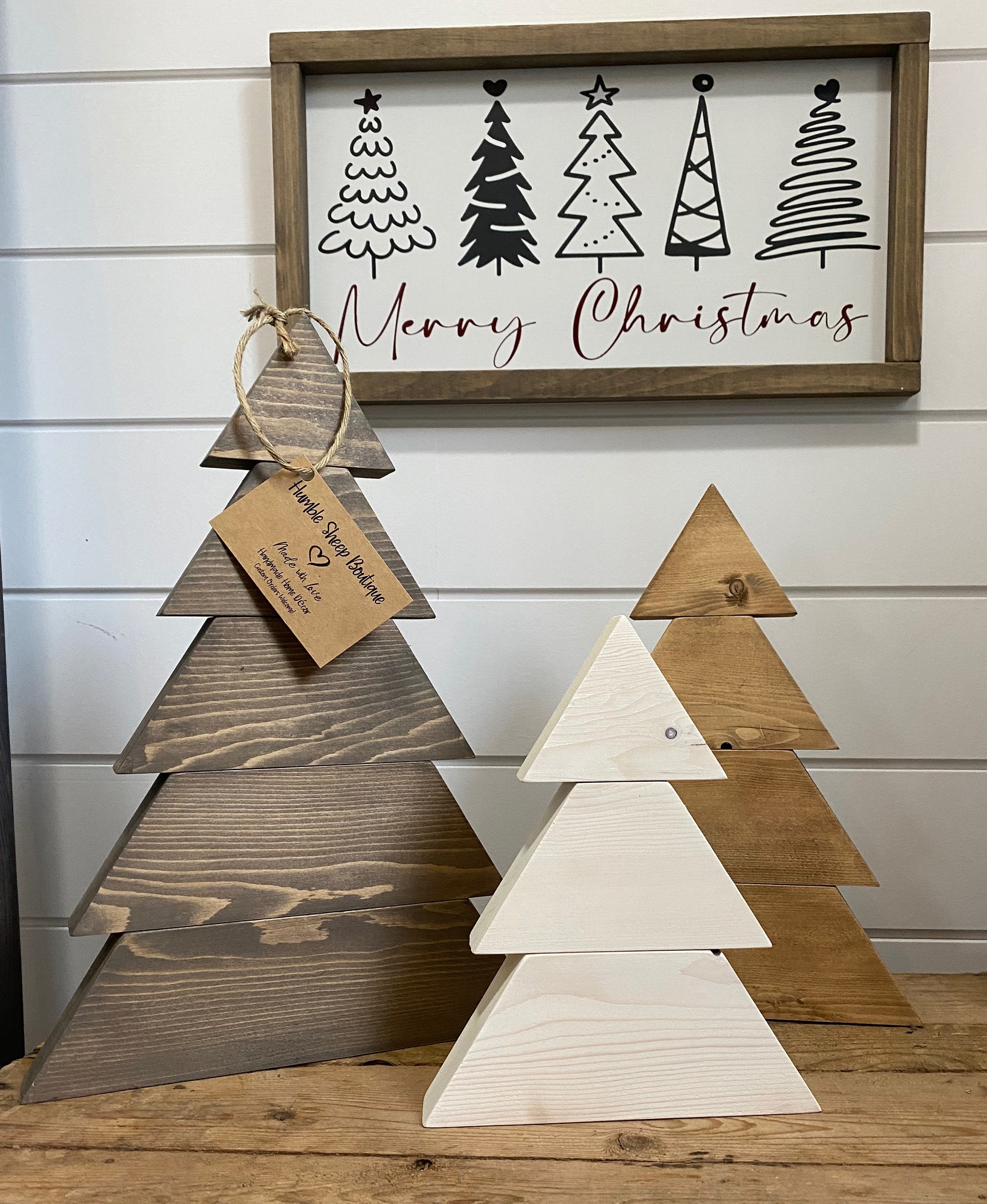 Rustic Wooden Christmas Trees,holiday Decor,christmas Decor