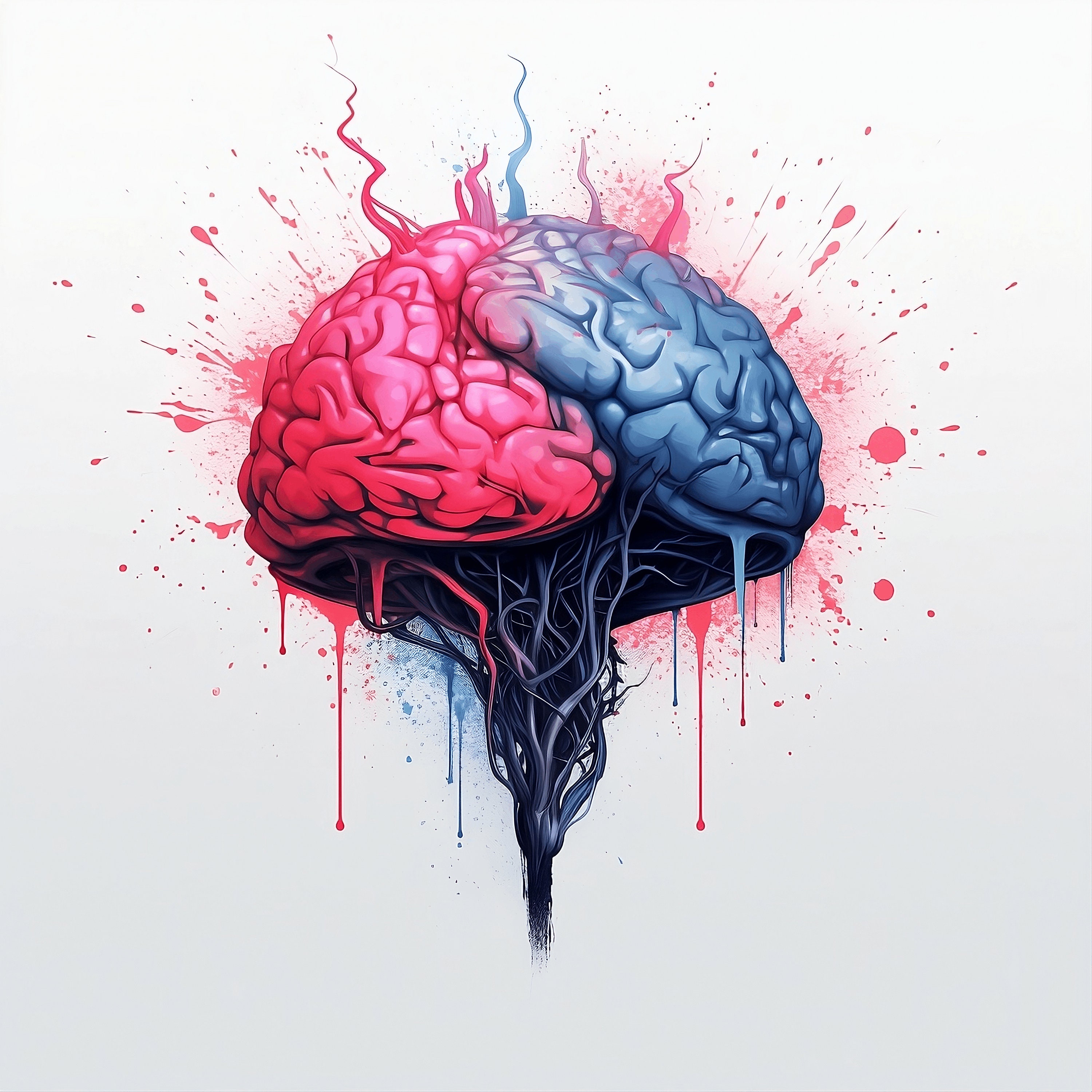 Neuroanatomy Art Print Brain Anatomy Cross Section -  Norway