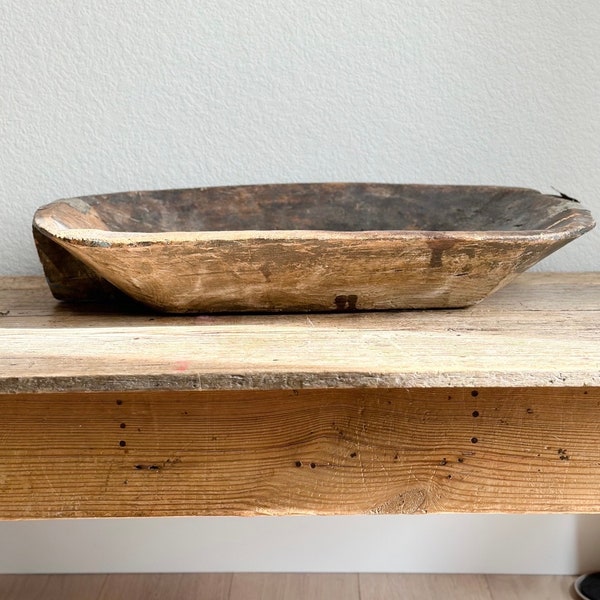 Antique Dough Bowl Etsy