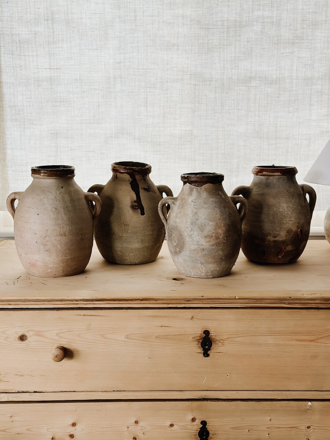 Antique Clay Pots Etsy