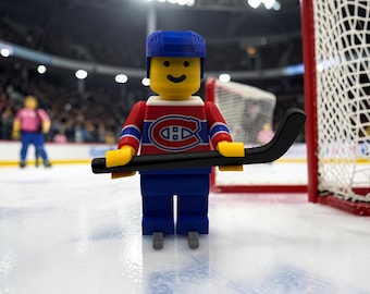 Montreal Hockey Brick Man – 3D Printed Figure (22cm Tall)