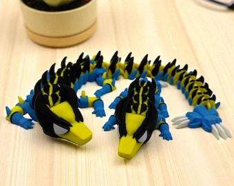 Mutant Dragon – Articulated 3D Printed Sci-Fi Collectible