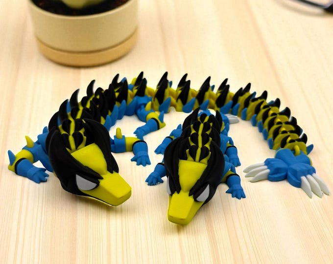 Mutant Dragon – Articulated 3D Printed Sci-Fi Collectible