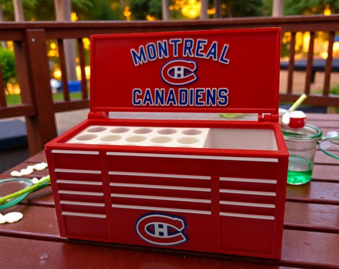 3D Printed Montreal Canadiens Desk Organizer Pen Holder