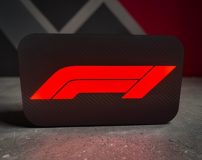 F1 Inspired LED Light Box – 3D Printed Motorsport Decor