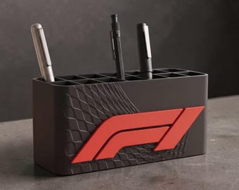F1-Inspired Desk Organizer & Pen Holder