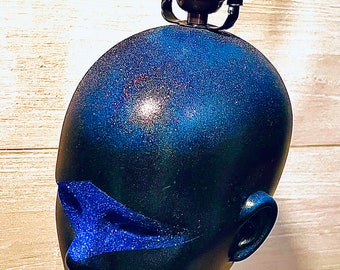 Blue and Black Mannequin Lamp - Midnight Rising