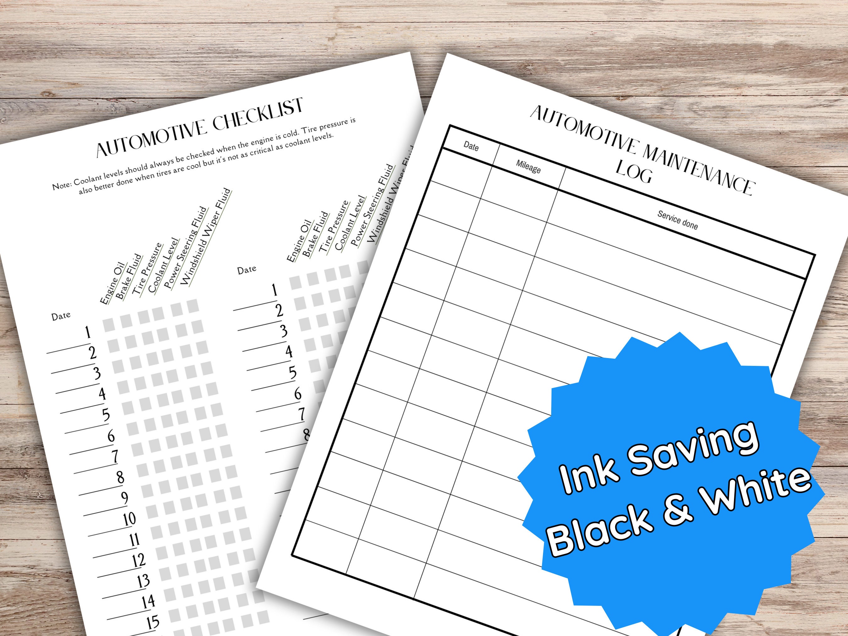 car-maintenance-log-automotive-checklist-printable-auto-log