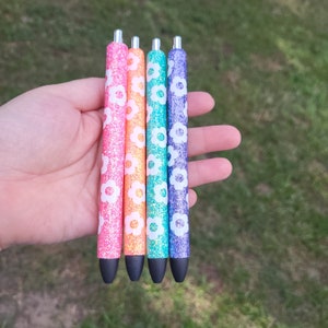 Glitter Pen, Personalized Gift, Custom Pen, Ink Joy Pen, Refillable Pen, Work Pens, Pretty Pens, Cute Pens