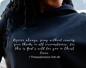 Pray Without Ceasing - Boho Cropped Hoodie