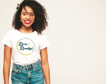 Born Beautiful Tee, Psalm 139, Christian Apparel