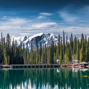 Emerald Lake in YOHO National Park; British Columbia, Canada | Rocky Mountain Photography | Scenic View | Home and Office Wall Decoration