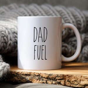 Taza de combustible para papá, divertida taza de café de cerámica, regalo para él, regalo sarcástico para papá, regalo del Día del Padre, cumpleaños de papá, papá primerizo