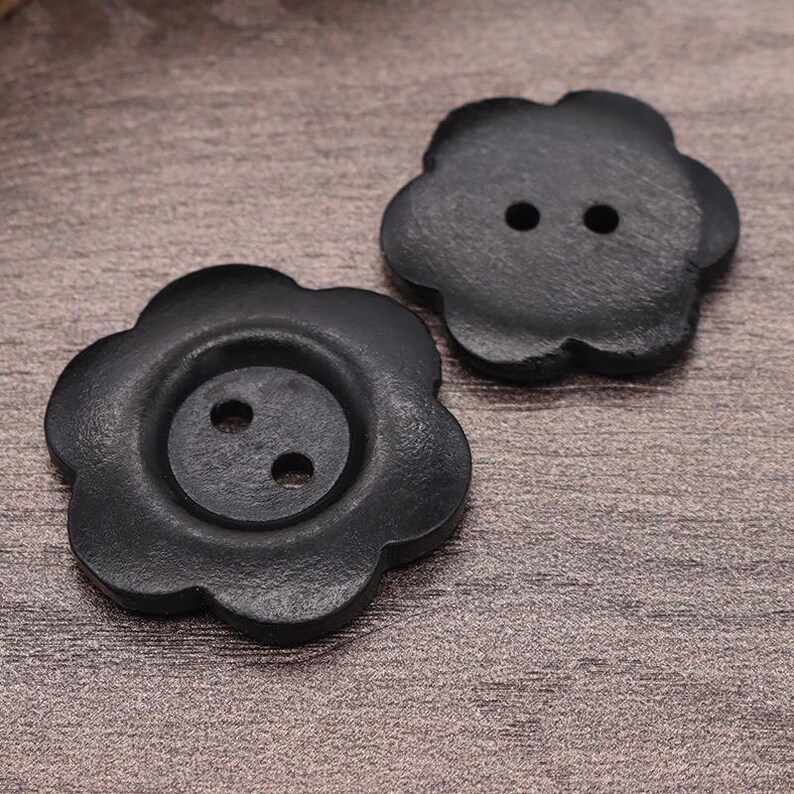 1pc 25/28/30/34/38mm Extra Large Wooden Sewing Buttons for Clothing ...