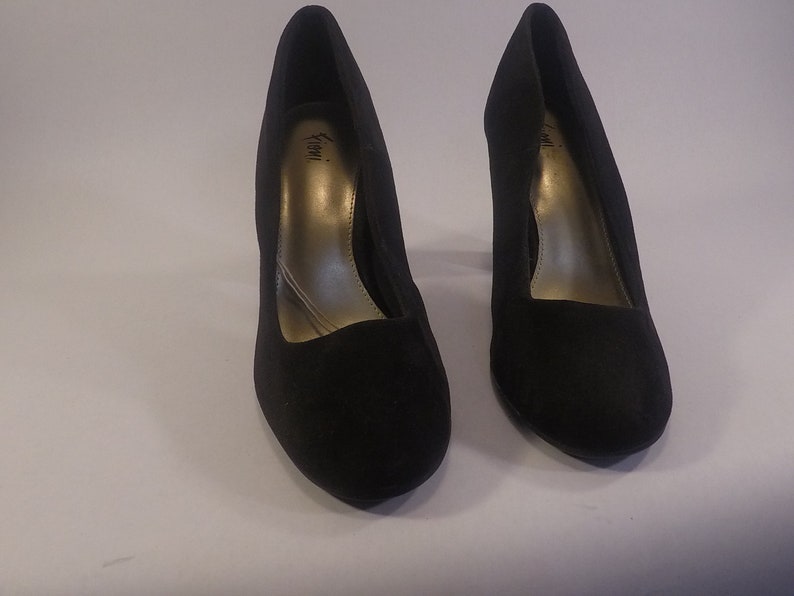 Escarpins Fioni Black Patent Pump - Talons Aiguilles 7.5 US - Noir Synthétique - Occasion