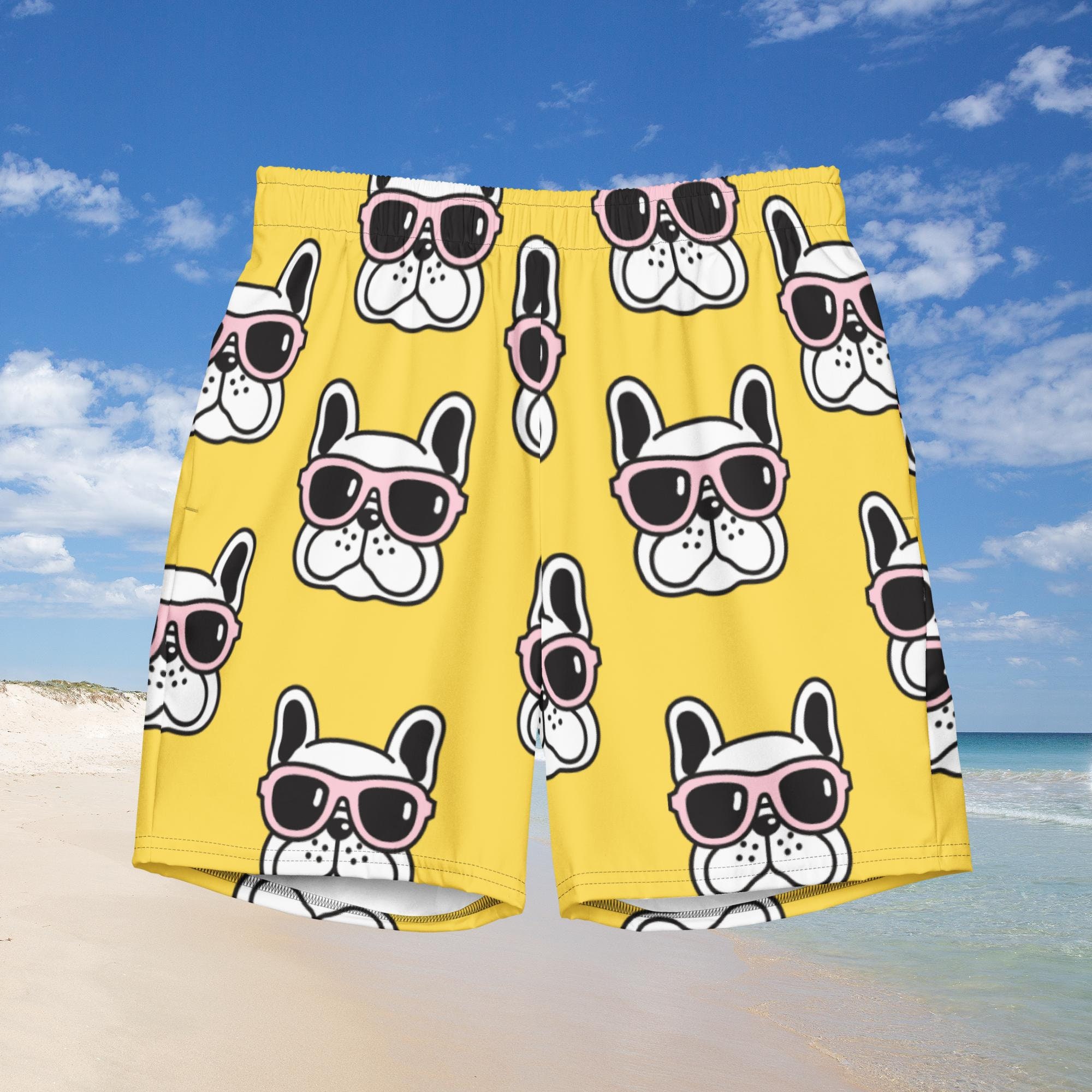 French bulldog swim trunks discount