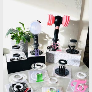 KPOP Lightstick Stands / Holders with Logo - Boy Groups PART 2