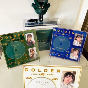 Cadre magnétique acrylique K-POP pour CD et cartes photo