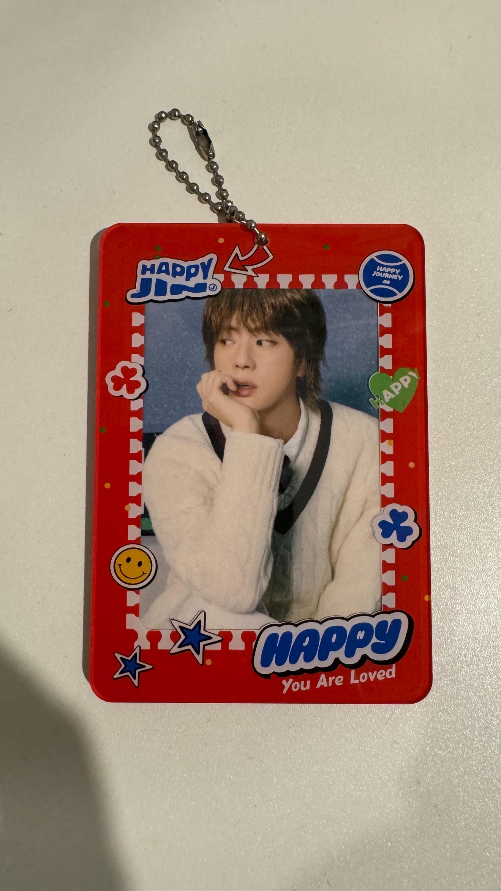 HAPPY Jin Photocard Holder - Etsy