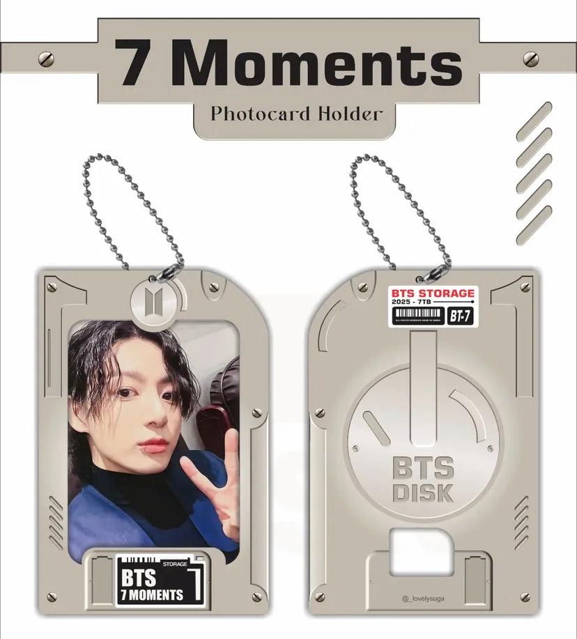 BTS MERCH 写真立て７人分 BTS 7 Moments Photocard Holder - Etsy
