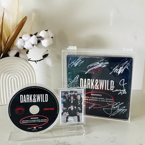 Moldura de acrílico KPOP para álbuns de CD e cartões de fotos
