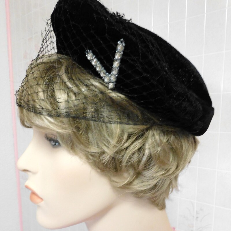Top Hat Black Velvet Childs main image 1