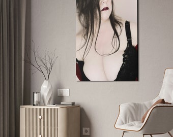 Poised: A Stunning and Graceful Large Art Canvas Celebrating the Confidence of the Feminine Body