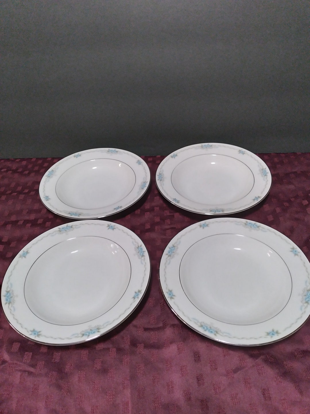 Four Style House Fine China Corsage Pattern Etsy
