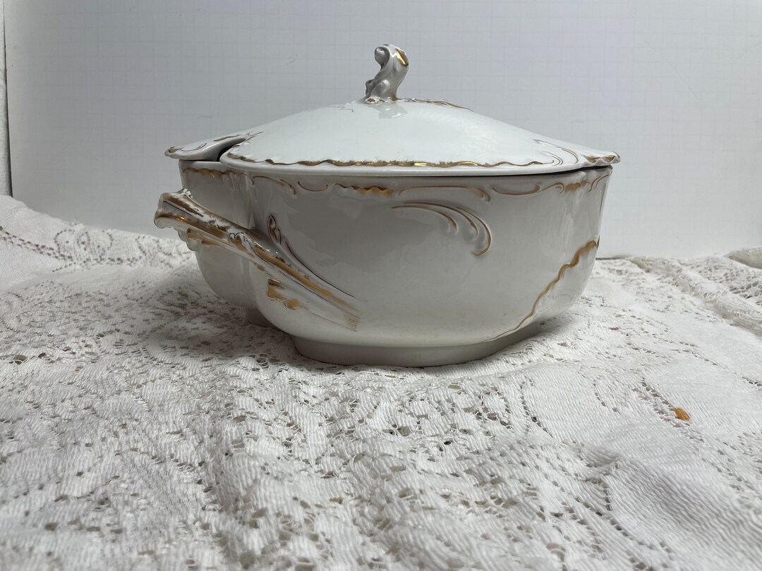 Haviland Limoges Soup Tureen and 4 Soup Bowls Etsy