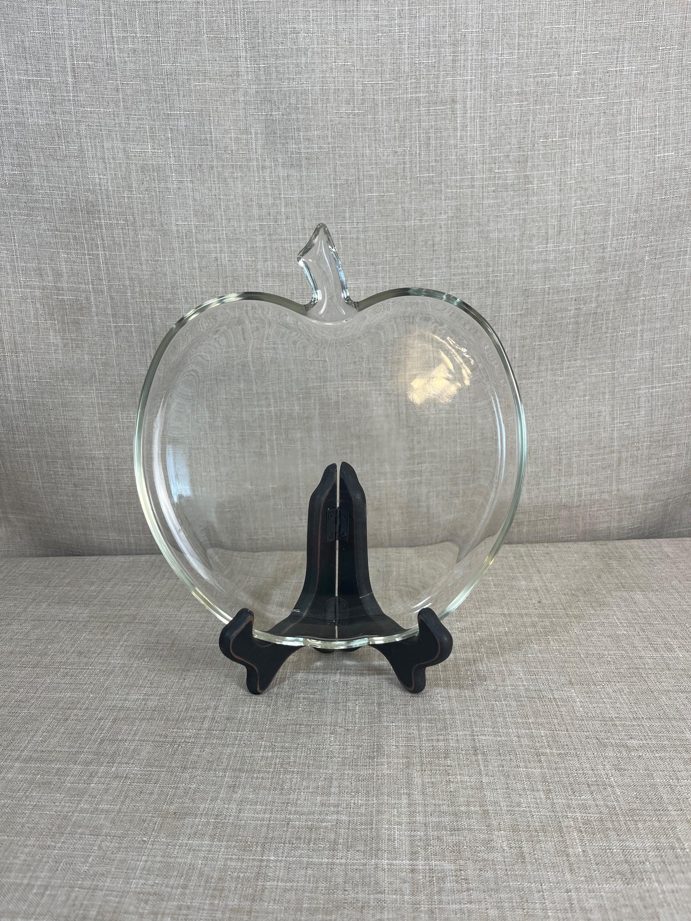 リンゴ型のガラス皿 - Etsy 日本