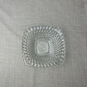 Vintage Pressed Glass Candy Dish