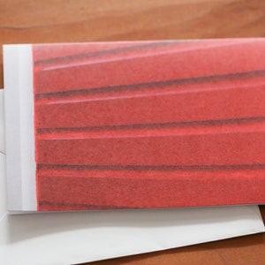 Des cartes de correspondance pour toutes les occasions Cartes de correspondance avec enveloppes Cartes de voeux vierges Photographies Abstrait rouge